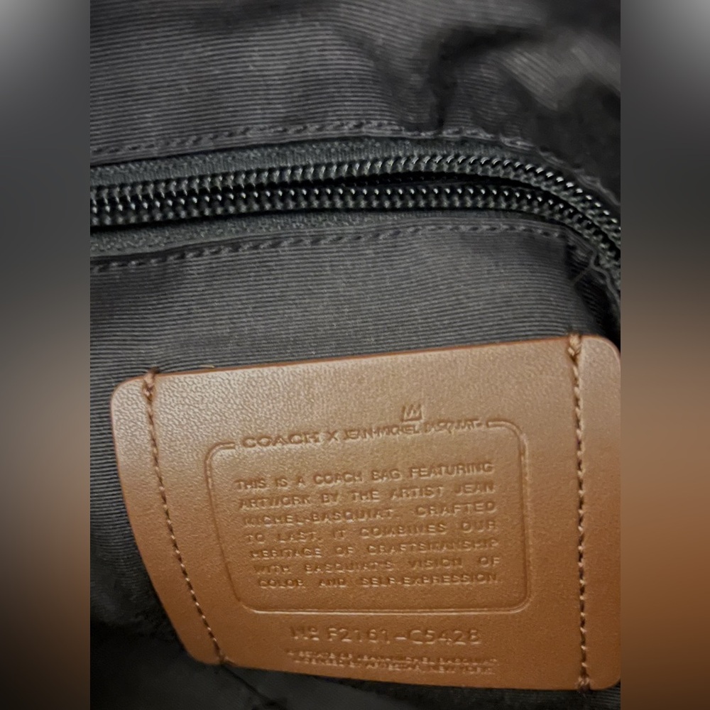 Coach X Jean Michel Basquiat Graham Structured Tote Bag - Picture 14 of 14